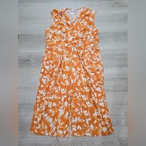 everyday JONES by Madeline Jones Cotton Blend Summer Jumpsuit Plus Size 2X NWOT